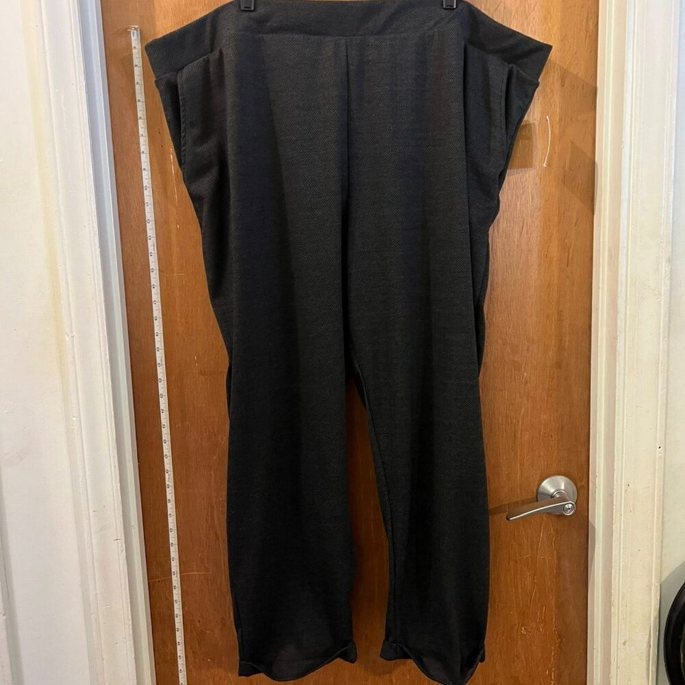 Size 4X(28/30W) - Terra & Sky - NWT - Dark Gray Pull-On Pants W51"/L27"